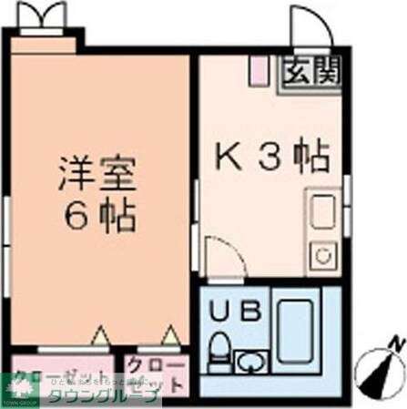 ディアス上馬の物件間取画像